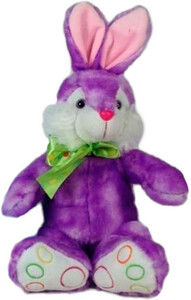М'які іграшки: Кролик фіолетовий (23 см)