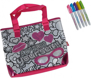 Рюкзаки, сумки, пеналы: Мини-сумочка с пайетками Фешн, 5 маркеров, 28x24 см, Color Me Mine