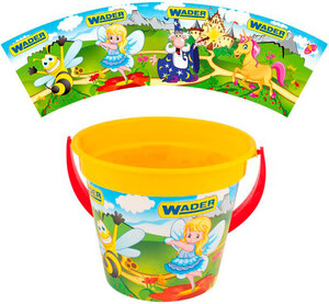 Развивающие игрушки: Детское ведерко круглое (желтое), Wader
