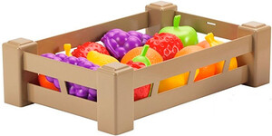Іграшковий посуд та їжа: Урожай, ящик з фруктами, Ecoiffier