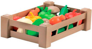 Іграшковий посуд та їжа: Урожай, ящик з овочами, Ecoiffier