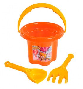 Развивающие игрушки: Набор для песка Цветочек (оранжевый)
