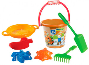 Розвивальні іграшки: Набір для піску Забава (помаранчевий)
