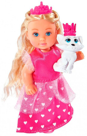Куклы и аксессуары: Кукла Эви Принцесса с кошкой Steffi & Evi Love