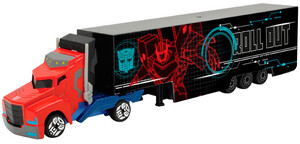 Ігри та іграшки: Вантажівка Оптимус Прайм (червоний причіп)