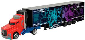 Машинки: Вантажівка Оптимус Прайм (фіолетовий причіп)