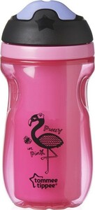 Поїльники, пляшечки, чашки: Термо-стакан рожевий 260 мл