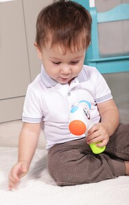Музыкальные и интерактивные игрушки: Молоточек Изучай звуки (голубая ручка), BeBeLino, ручка гол.