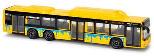 Міський автобус, металевий, MAN Lion's City Bus C (жовтий), 13 см