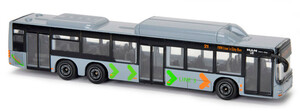 Машинки: Городской автобус, металлический,  MAN Lion’s City Bus C (серый), 13 см