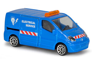 Ігри та іграшки: Фургон Електросервіс Renault Trafic, 7.5 см
