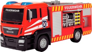 Машинки: Пожежна машина MAN з відкривається бічною панеллю (17 см)