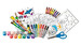 Мультинабор для творчества с красками и фломастерами, Crayola дополнительное фото 1.