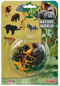 Ігри та іграшки: Зоопарк, набір диких тварин, №1 Nature World