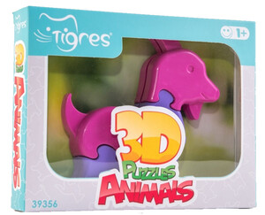 Игры и игрушки: 3D пазлы Животные Козлик, 8 элементов