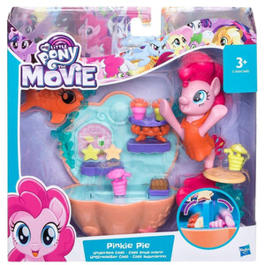 Фігурки: Ігровий набір Pinkie Pie Поні з набором аксесуарів, Мерехтіння (Поні русалка), My Little Pony
