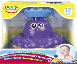 Осьминог-фонтан, игрушка для купания (фиолетовый), BeBeLino, фиолетовый