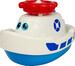 Кораблик-фонтан, игрушка для купания (белый), BeBeLino, белый дополнительное фото 5.