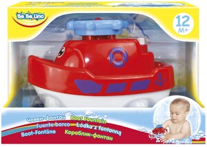 Игрушки для ванны: Кораблик-фонтан, игрушка для купания (красный), BeBeLino, красный