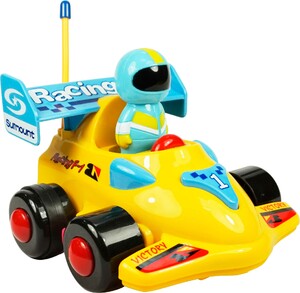 Игры и игрушки: Моя первая гоночная машина на Р/У (желтая), BeBeLino, желт