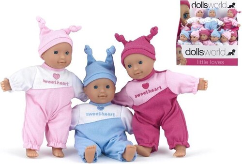 Куклы и аксессуары: Пупс в розовом костюмчике, 21 см
