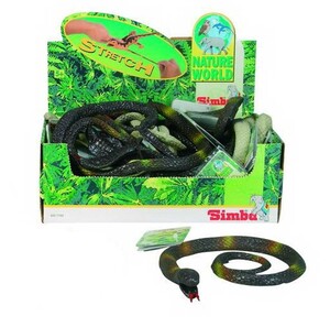 Игры и игрушки: Игрушка-стрейч коричневая змея, 55 см Nature World