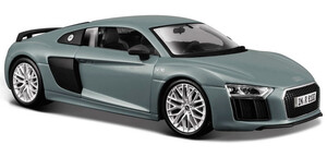 Модель автомобиля Audi R8 V10 Plus (серый), 1:24