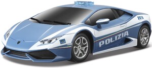 Игровая автомодель Lamborghini Huracan LP 610-4 Polizia со светом и звуком (синий), 1:24
