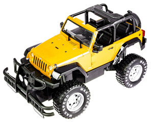 Автомобіль на радіокеруванні Jeep Rubicon, 1: 9 (жовтий)