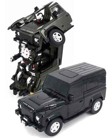 Трансформеры: Автомобиль-трансформер Land Rover Defender на радиоуправлении, 1:14