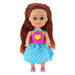 Кукла-модница Моника в розово-голубом платье, 10 см, Sparkle Girls дополнительное фото 1.