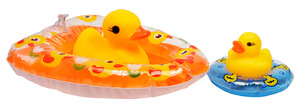 Игрушки для ванны: Спасательный челнок, резиновая игрушка (оранжевый)