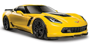 Игры и игрушки: Автомодель Corvette Z06 желтый (1:24), Maisto