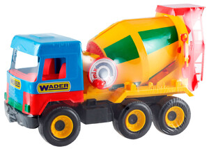 Ігри та іграшки: Middle Truck - бетономішалка (синя кабіна)
