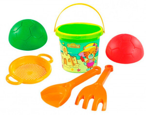 Розвивальні іграшки: Набір для піску Тигреня з м'ячем 6 ел. (Салатовий)
