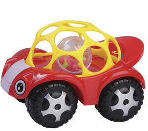 Игры и игрушки: Машинка-Мячик 2 в 1 (красная), BeBeLino, красная