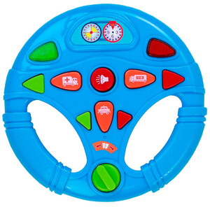 Игры и игрушки: Мой первый интерактивный руль (голубой), BeBeLino, гол