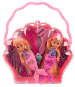 Ляльки Русалочки-близнюки (рожеві) Steffi & Evi Love