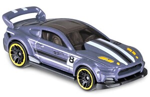 Машинки: Custom ’15 Ford Mustang, автомобиль базовый Hot Wheels, Mattel
