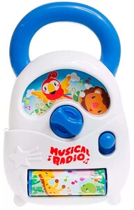 Музыкальные и интерактивные игрушки: Музыкальное радио (белое) Keenway