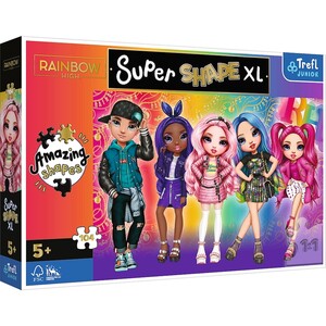 Пазли і головоломки: Пазл серії Супер форми XL «Ляльки Rainbow High», 104 ел., Trefl