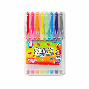 Канцелярське приладдя: Набір ароматних гелевих ручок «Мерехтливі кольори», Scentos