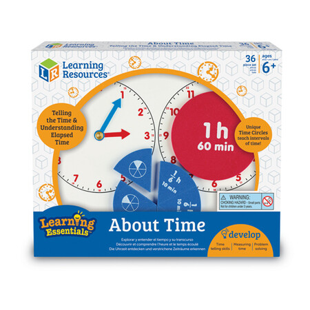 Часы и время года: Набор для изучения времени Learning Resources