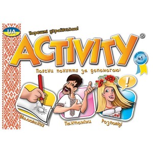 Настільні ігри: Activity (Активити) - украинская версия. Настольная игра, Piatnik