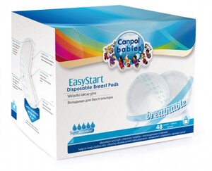 Для мами: Лактаційні вкладиші EasyStart 48 шт, Canpol babies