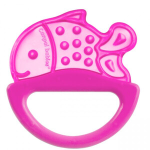 Игры и игрушки: Погремушка-зубогрызка рыбка (розовая), Canpol babies