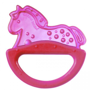 Розвивальні іграшки: Прорізувач конячка (рожева), Canpol babies