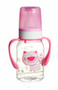 Бутылочка для кормления Ферма 120 мл (розовый котик), Canpol babies