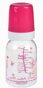Поїльники, пляшечки, чашки: Бутылочка BPA-Free Африка, 120 мл, розовая, Canpol babies