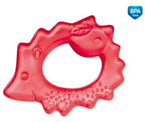 Розвивальні іграшки: Прорізувач для зубів Їжачок (червоний), Canpol babies